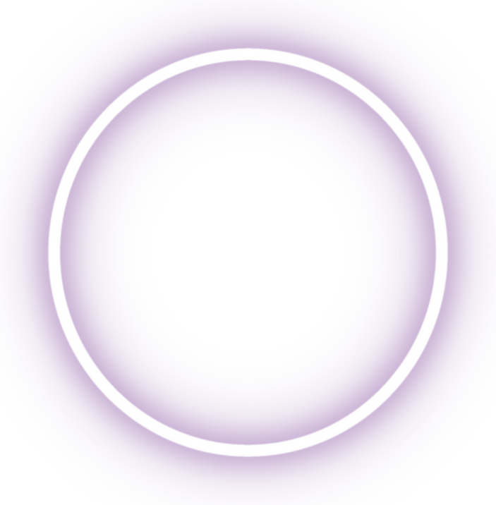 Purple Neon Circle 